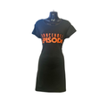 Black Orange T - Shirt Dress