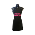 Black Pink Vest Dress