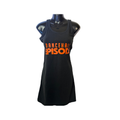 Black Orange Vest Dress