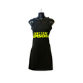 Black Yellow Vest Dress
